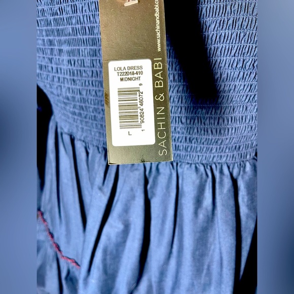 Sachin & Babi | Lola Linen Dress | Mini Dress | Embroidery | Women’s L - Picture 5 of 5